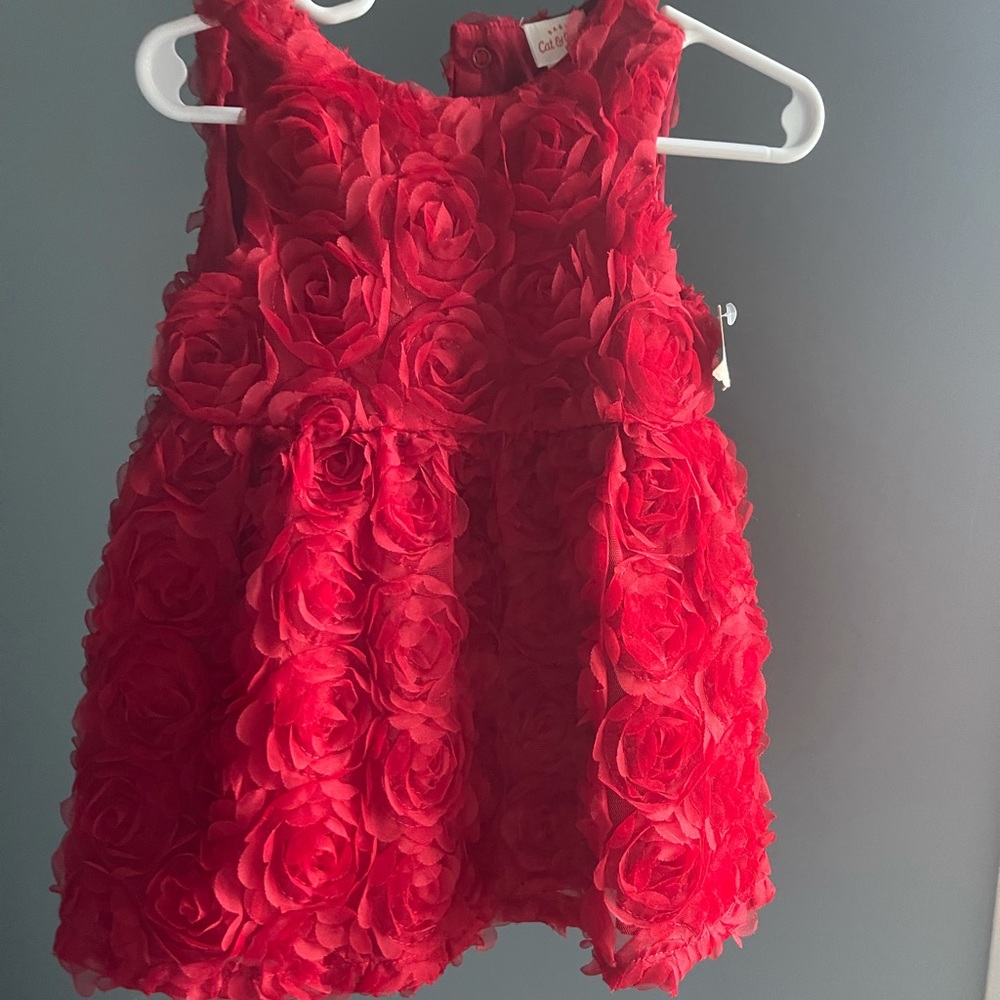 Baby girl red dress